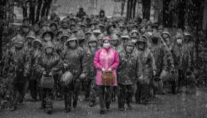 PSM Silver Medal - Sen Liang Li (China)  Tea Picking Girl In The Rain 02
