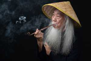 APU Winter Honor Mention E-Certificate - Win Tun Naing (Singapore)  Man Smoking A Pipe
