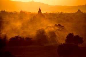 Best 100 Collection - Aniruddha Banerjee (United Arab Emirates)  Sunset At Bagan (Myanmar)